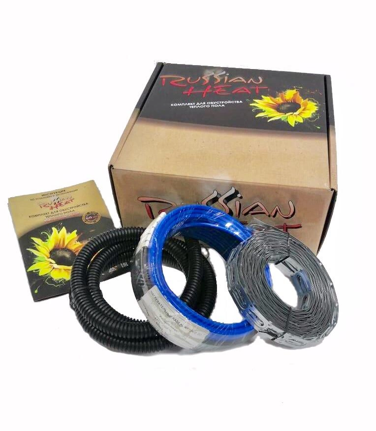 Теплый пол кабельный Russian Heat WFOH/D 1600/20 - 80 м.п.(8-11 м.кв.) комплект