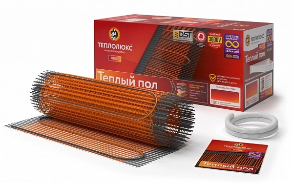 Мат нагревательный «Теплолюкс» ProfiMat1260 Вт/7,0 кв.м.